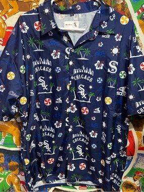 Chicago White Sox All Over Print Button Down Shirt